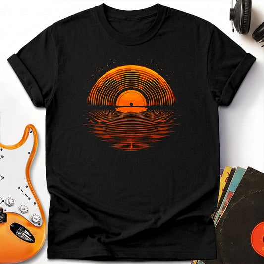 Sunset Vinyl Record Tee
