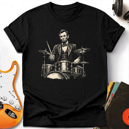 Abraham Drummer Tee — Black