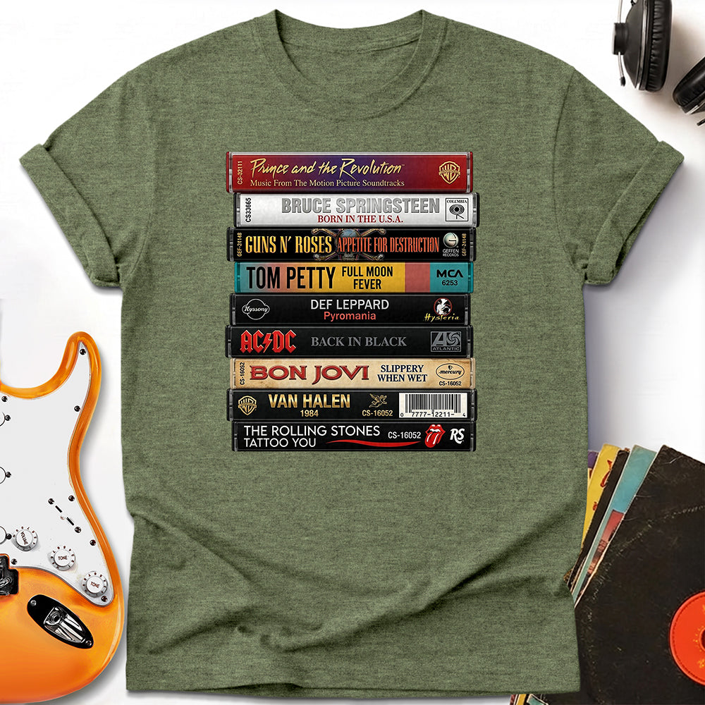 Records Stack Tee
