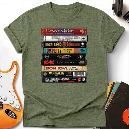 Records Stack Tee