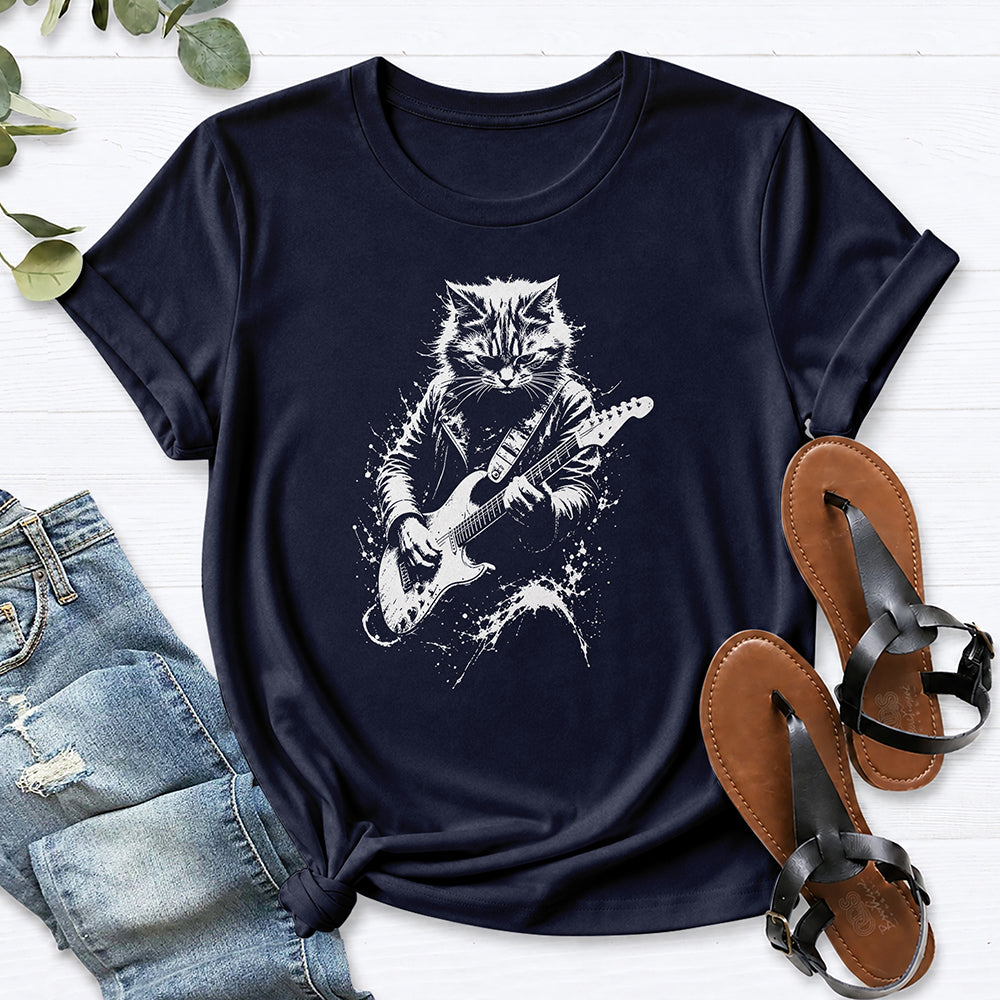 Guitar Cat — Navy
