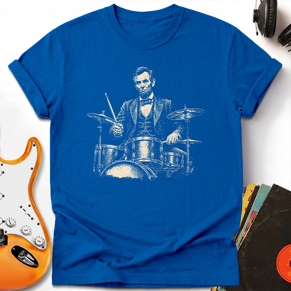 Abraham Drummer Tee — Royal