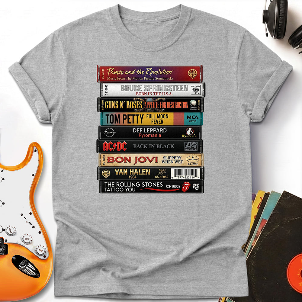 Records Stack Tee