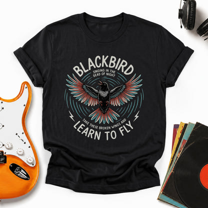 Free Bird Tee — Black