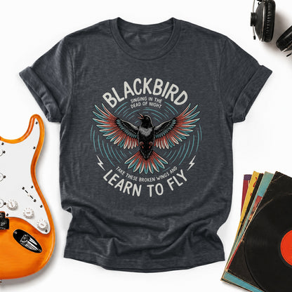 Free Bird Tee — Dark Heather