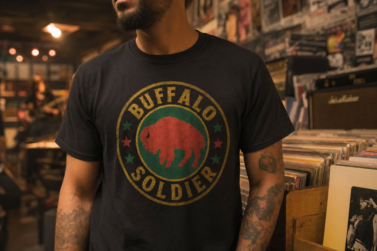 Soft Raised By Rhythm t-shirt fabric detail